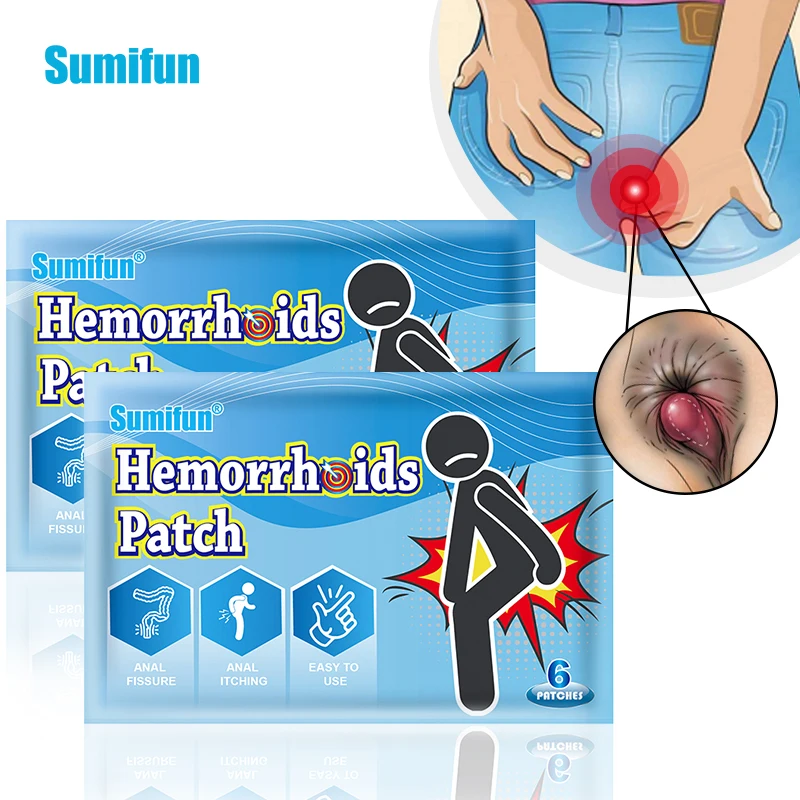 

Пластырь от геморроя Sumifun, наклейки на внутренние и внешние сваи для удаления воспаления, анальной трещины, обезболивающий медицинский плас...