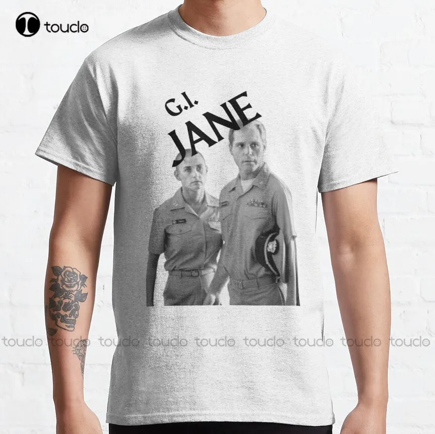

G.I. Jane Classic T-Shirt Shirts For Men Short Sleeve Women Shirts Custom Unisex Tee Digital Printing Breathable Cotton Retro