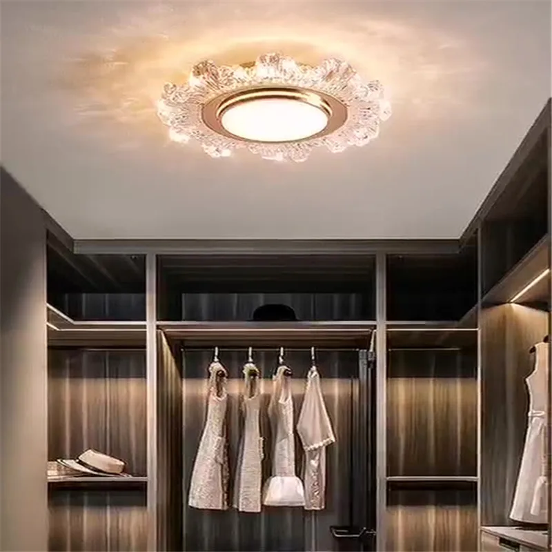 

Nordic pastoral light luxury ceiling light aisle porch balcony corridor cloakroom personality creative LED ceiling light