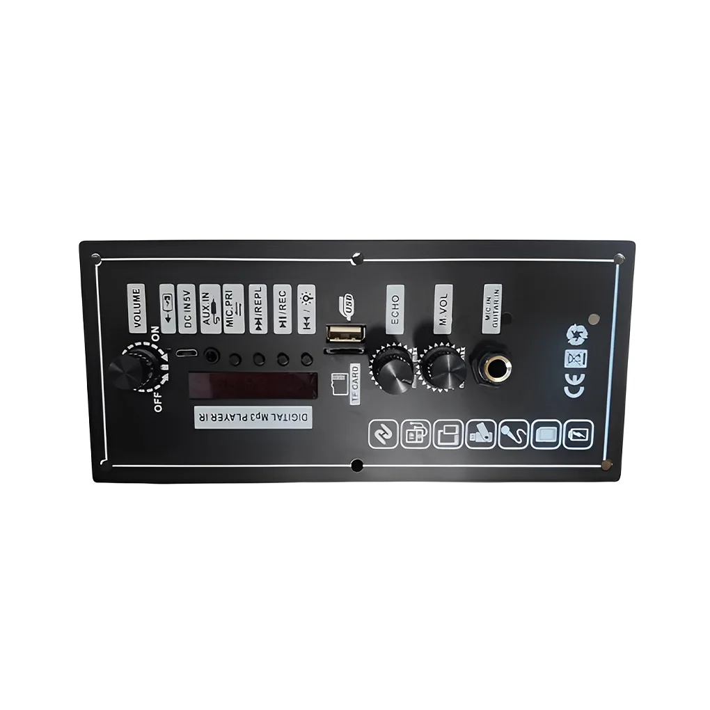 

Bluetooth-compatible MP3 Amplifier Board Speaker Amplifiers Heavy Bass Sound Radio Module AUX Home Theater DIY 25W