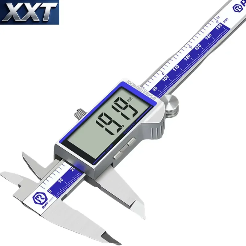Цифровой штангенциркуль XXT из нержавеющей стали с ЖК-дисплеем, прецизионный измерительный инструмент, 0-150 мм, 0-200 мм, метрическийдюймовый цифровой штангенциркуль (art.: 3920dcbb2c559) - 3920dcbb2c559