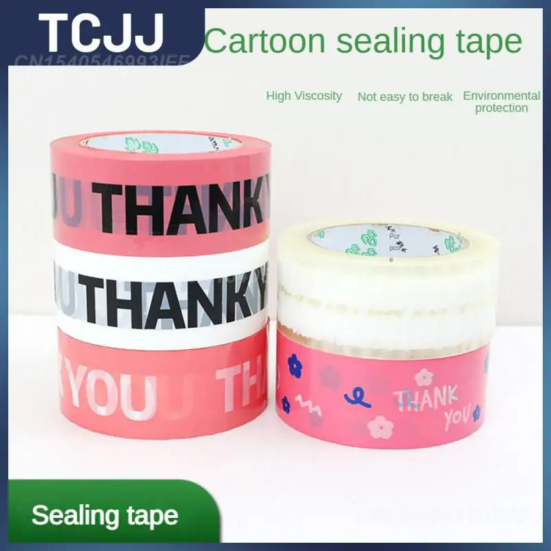 

Packing Tape Express Box Pasting Carton Sealing Sealing Tape Strapping Packaging Pink Fixed Seal Tape Small Business Supplies