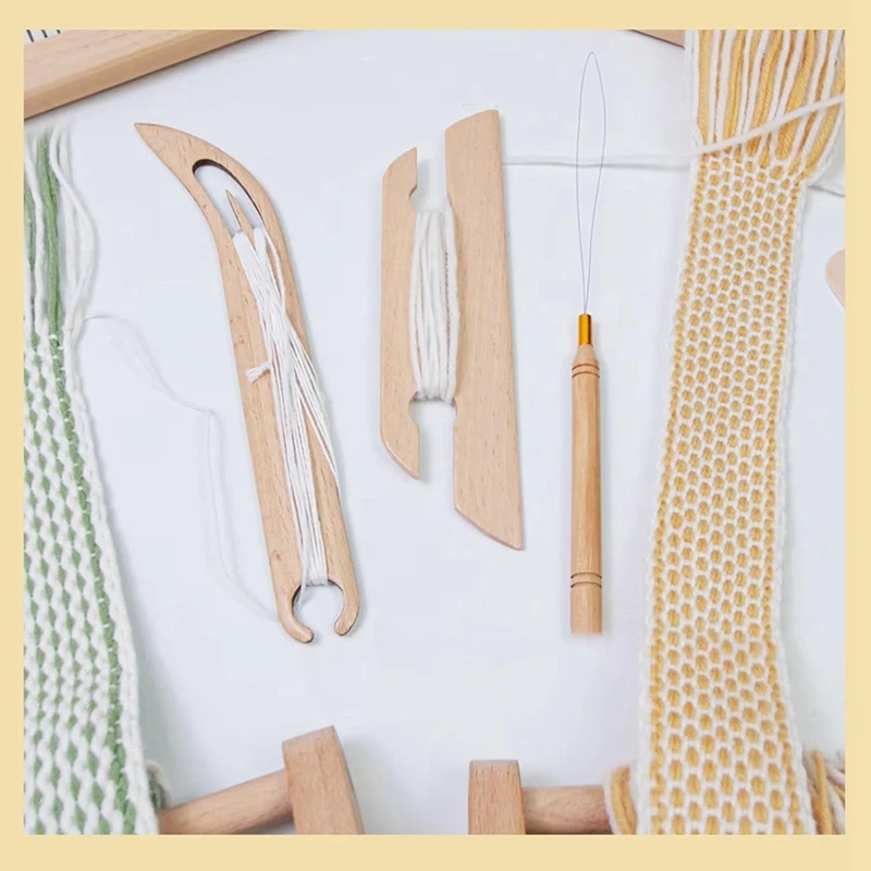 Профессиональный деревянный конический ткацкий набор станок для вязания