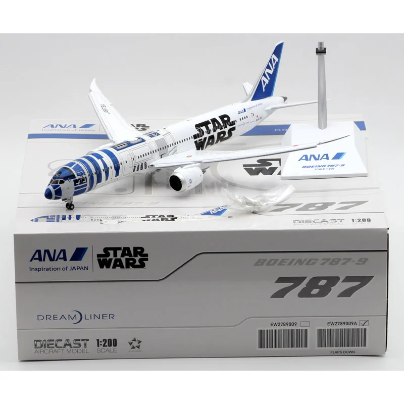 

EW2789009A Alloy Collectible Plane Gift JC Wings 1:200 ANA Dreamliner Boeing B787-9 Diecast Aircraft Jet Model JA873A Flaps Down