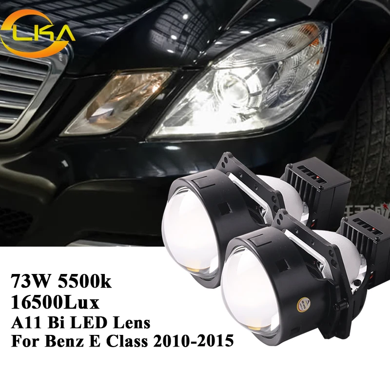 

3inch Bi-led Lenses For Headlights Bi Ice Lens Light Retrofit Projector For Hella 3R G5 Lens With AFS For Benz E Class 2010-2015