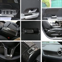 for mercedes benz b gla glb class w246 w247 h247 x247 real carbon fiber interior car styling accessories decoration stickers