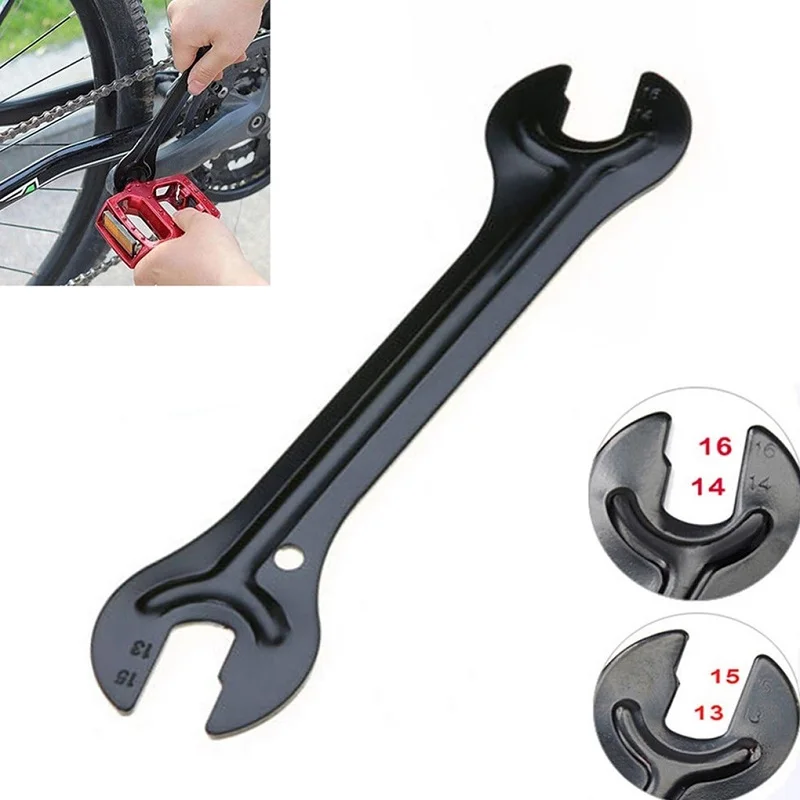 

Ступица колеса велосипеда, гаечный ключ, открывающаяся головка велосипеда, конусная стальная двойная открывающаяся гайка, инструмент для р...