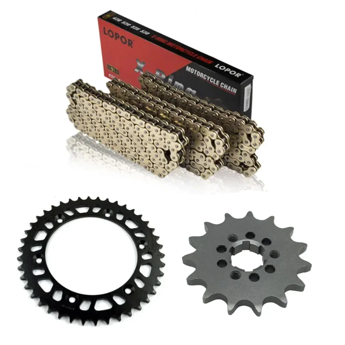 Передняя Задняя звездочка для мотоцикла 525 CNC 15T/41T 15T/42T 15T/43T Suzuki DR650 DR650SE 1996-2024 XF650