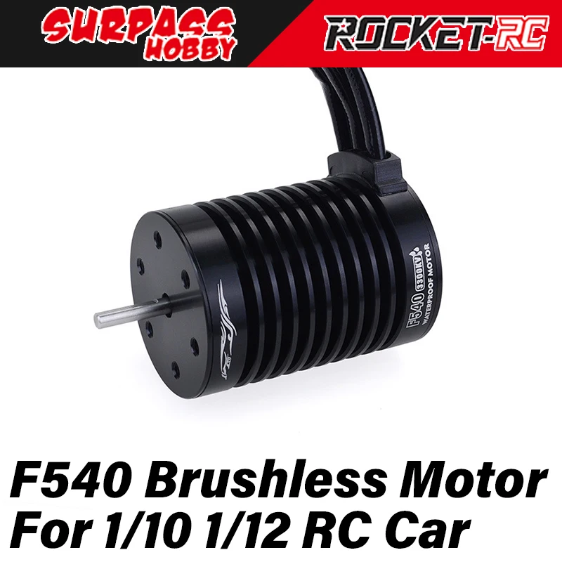 

SURPASS HOBBY F540 Waterproof Brushless Motor for 1/10 1/12 Rc Car 540 Brushed Upgrade Monster Truck Buggy Traxxas Wltoys Hsp