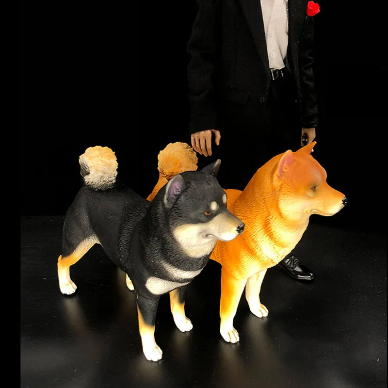 

1/6 Scale Scene Decoration Modern Trend Shiba Inu Akita Inu Simulation Animal Model Collection Display