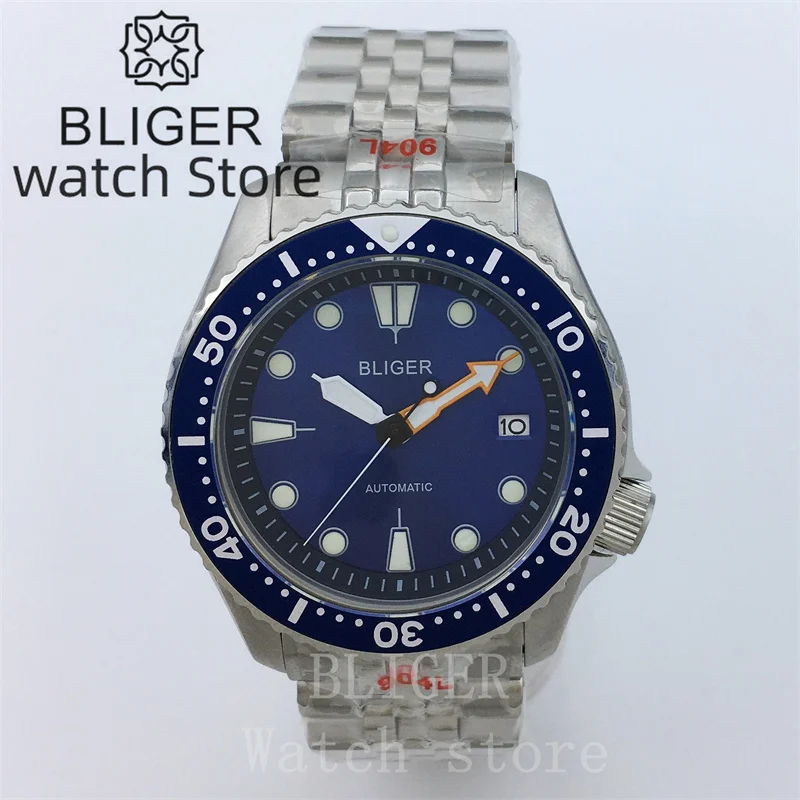 Часы мужские механические водонепроницаемые 41 мм SKX модель 3 8 Crown NH35A 200 м