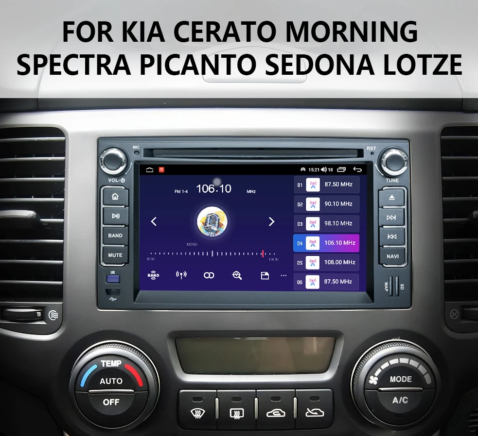 Фото CHSTEK Автомобильное беспроводное радио для Kia Cerato Morning Spectra Sedona Picanto Lotze Bluetooth Media Upgrade Models Fit Exchange Stereo №1