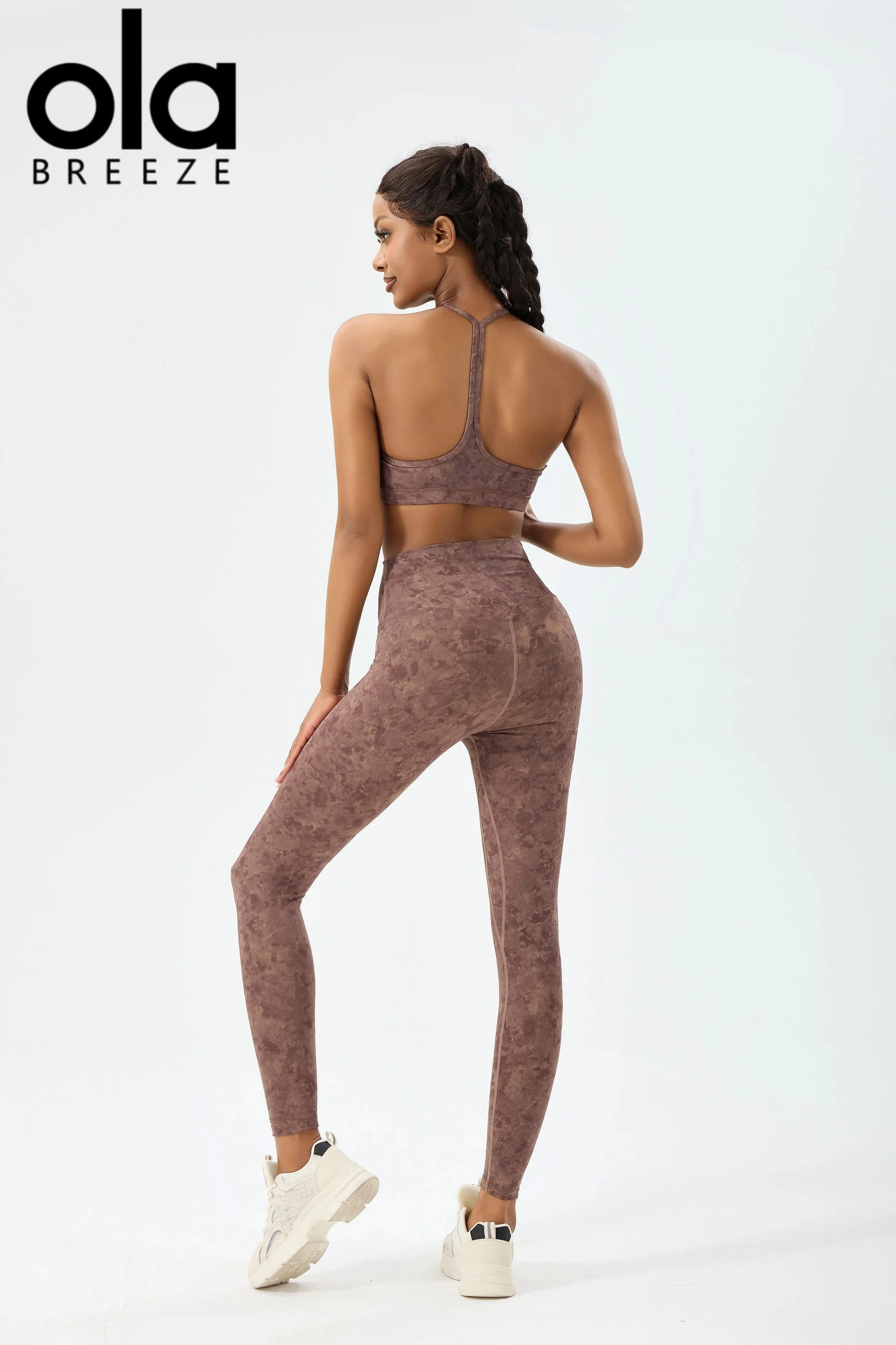 Фото НОВЫЙ комплект для йоги Ola Breeze: спортивные брюки, женские эластичные брюки для бега, спортивный жилет для пилатеса №5