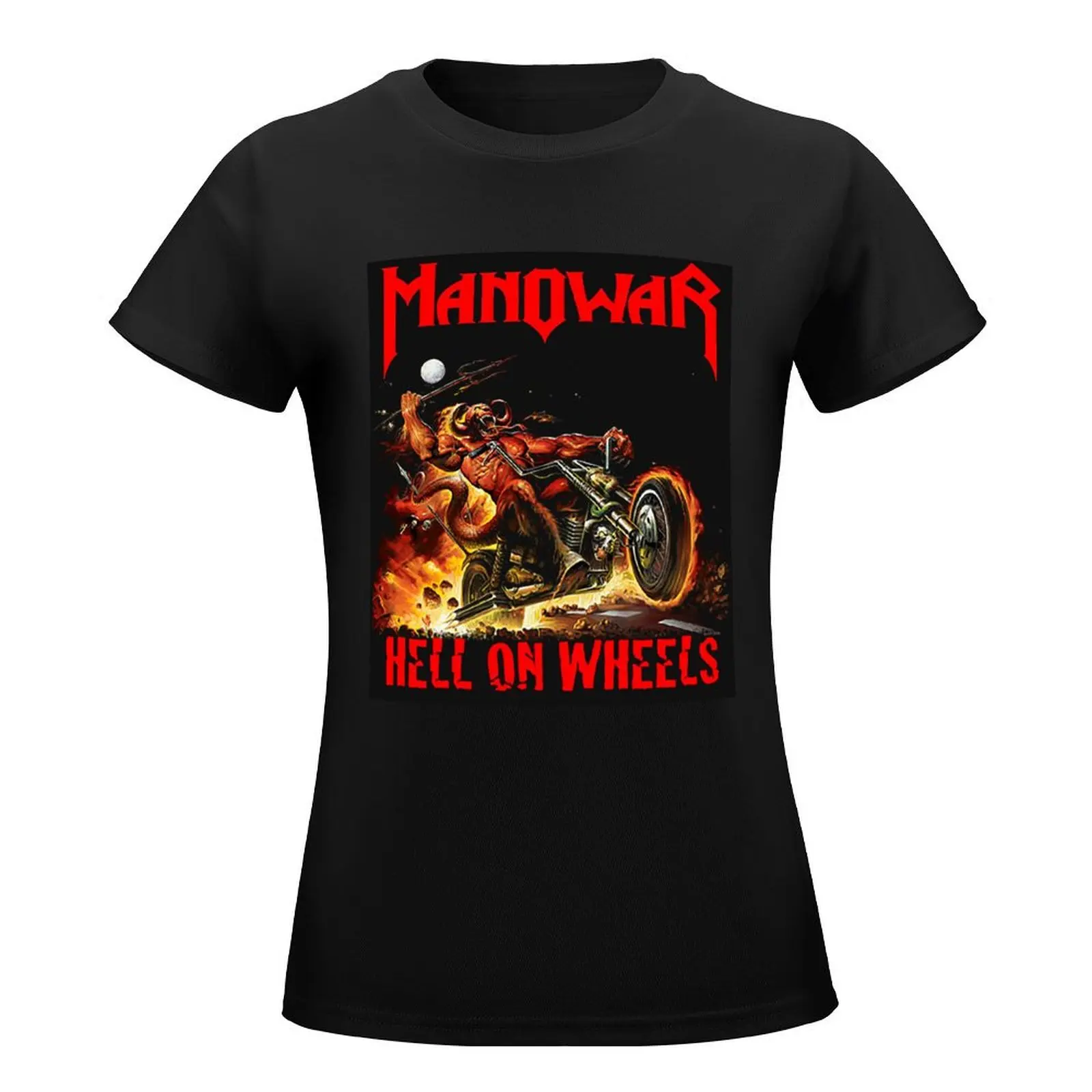 Лучшая футболка Manowar аниме одежда винтажная футболки оверсайз для женщин