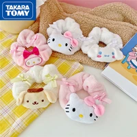 takara tomy hello kitty student cute cartoon sweet hair ring girl bow large intestine ring small hair rope headband