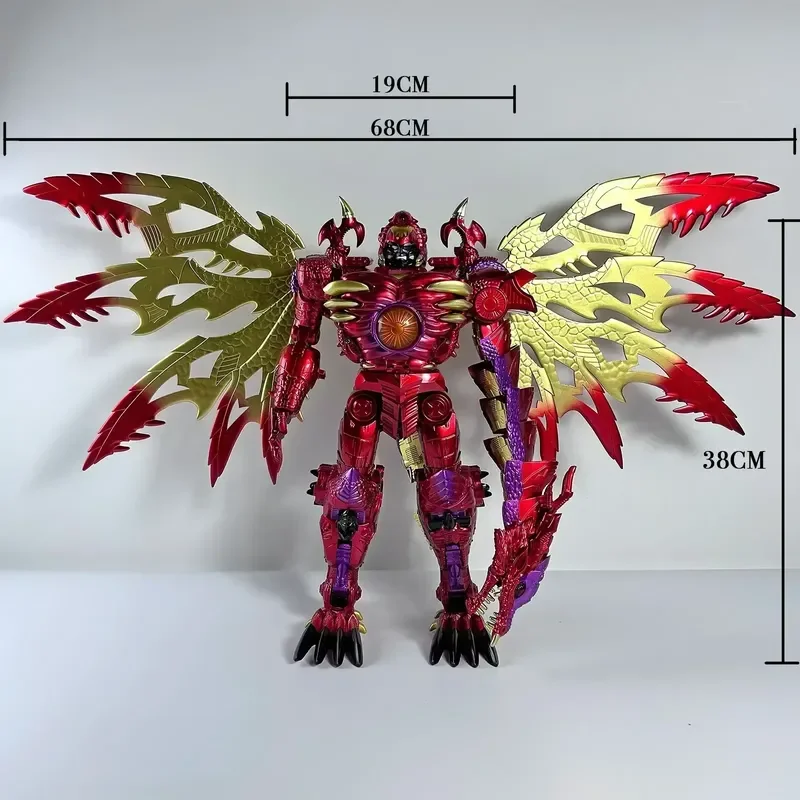 Фото Очень большая трансформируемая игрушка BMB TAIBA RD-01 RD01 TRANSMETAL для коллекции Dragon Red Battle, подарок №5