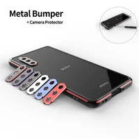 luxury for sony xperia 10 iii case 1 iii aluminum metal bumper frame slim skin protective phone cover carmera lens protector