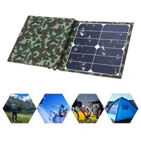 100 Watts 18 Volts Portable Solar Panel Kit Folding Solar Charger Monocrystalline Solar  with USB Outputs for  Camping RV Boat