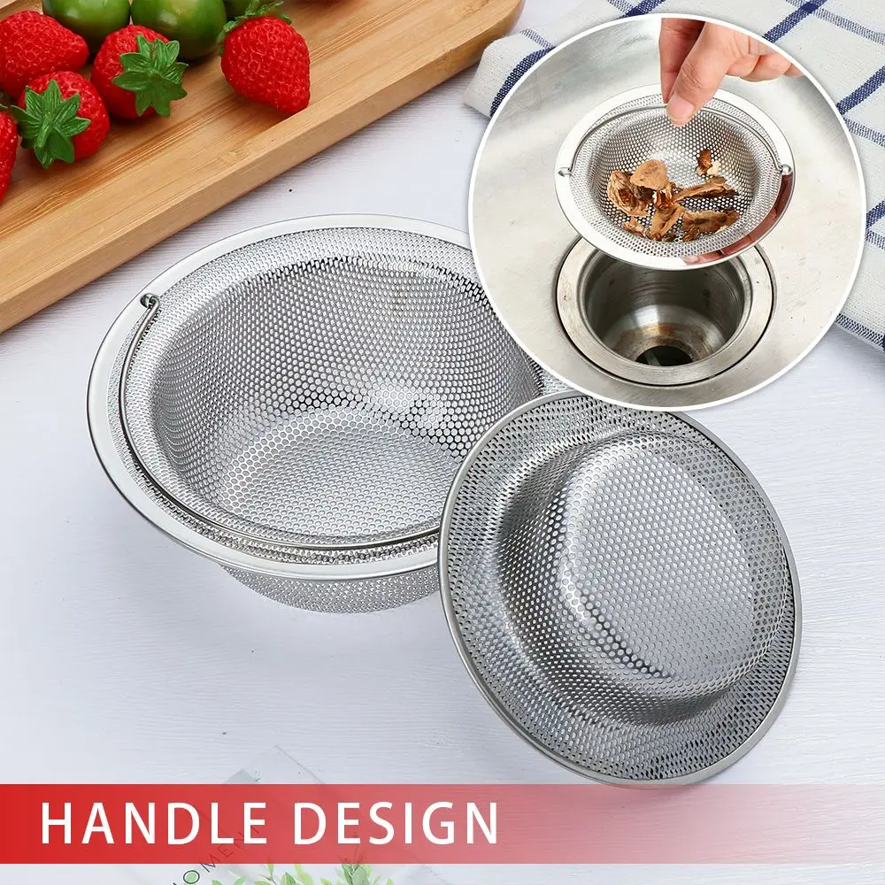 

Upgrade Kitchen Tool Water Sink Plug Stuff Cover Cleaning Mesh Sink Strainer Plug Filter Basket Food Hair Stopper Colander