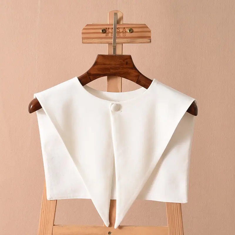 

New solid color shawl, shirt, fake collar, autumn and winter round neck, inner matching shirt, fake collar tshirt