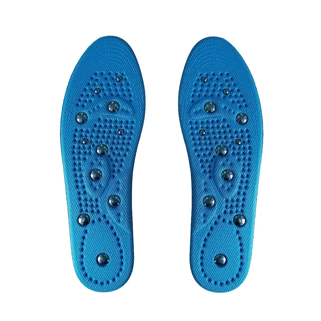 

Lodestone Massage Insoles Cool Sponge Foot Acupressure Point Therapy Insole Breathable Orthopedic Soles Health Care