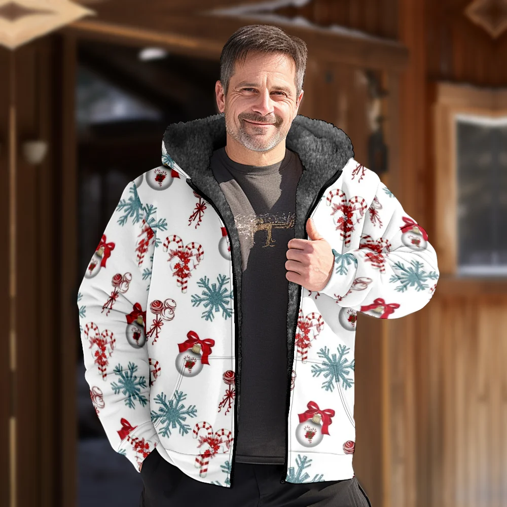 Мужские зимние куртки пальто конфеты подарки хлопковая одежда с узором