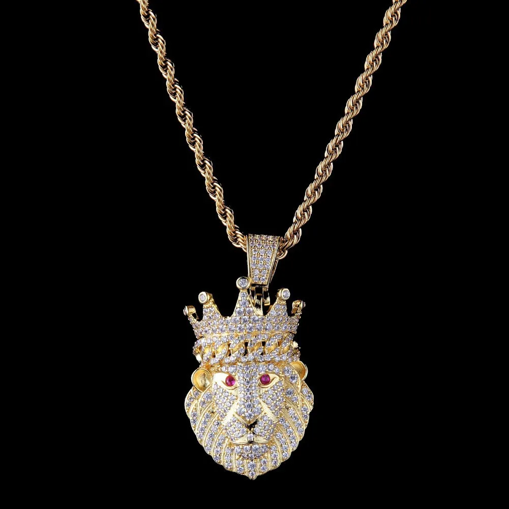 Фото Дюжина уникальный стиль Iced Out Bling кулон ожерелье Mirco Pave Зубец установка Мужчины Женщины Мода Хип-Хоп Ювелирные Изделия BP075 №4