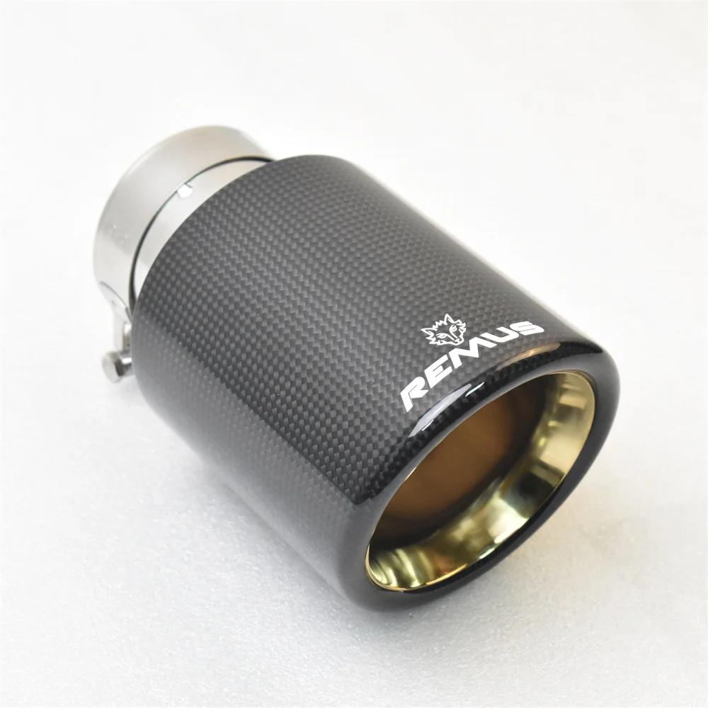 1 шт. одинарный наконечник выхлопной трубы для автомобиля Золотая Труба простой