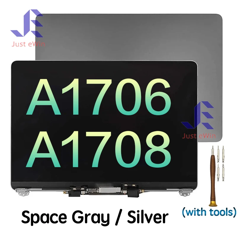 Ноутбук A1706 A1708 дисплей в сборе для Macbook ЖК-экран серебристо-серый Retina 13 дюймов 2016