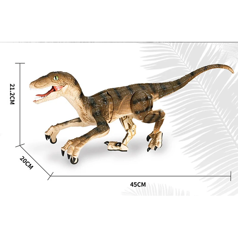 Радиоуправляемые игрушки модель животного Электрический динозавр Раптор