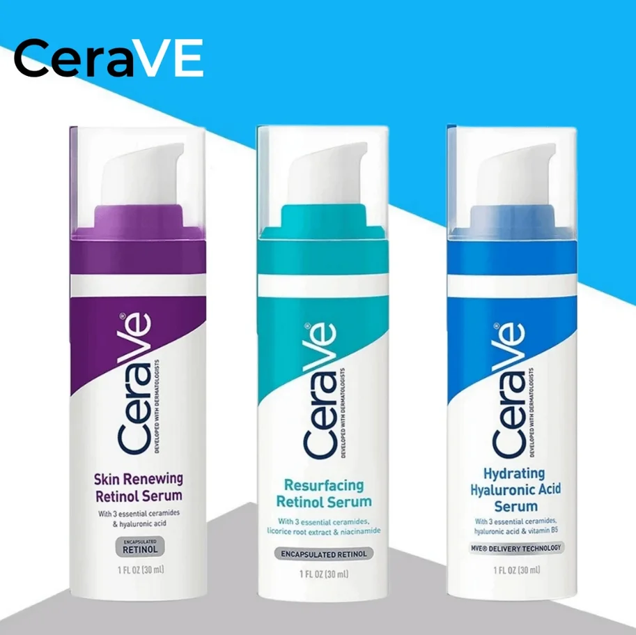 

Сыворотка CeraVe с гиалуроновой кислотой/ретинол для восстановления кожи/Увлажняющая восстанавливающая против старения ретинол уход за чувствительной кожей 30 мл