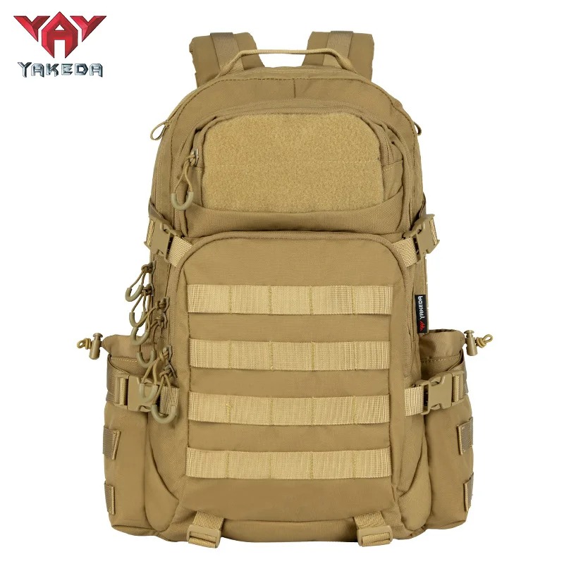 Фото Тактический рюкзак YAKEDA Military Fan 500D, износостойкий, мужской, для походов и альпинизма, с системой Molle, для активного отдыха и тренировок, снаряжение для CS №5
