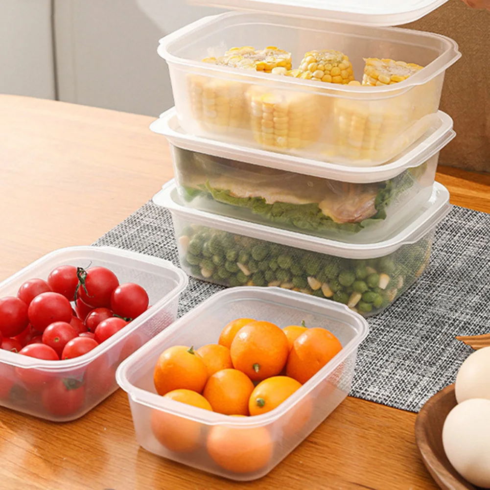 

Square Fresh-Keeping Box Onion Ginger Garlic Storage Food Classified Container Fridge Kitchen Refrigerator Organizer