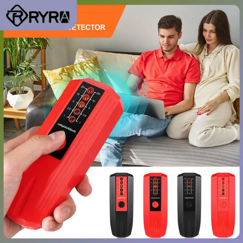 Black Portable Led Emf Meter Radiation Dosimeter Emf Meter Dosimeter Detector Lcd Digital Electromagnetic Radiation Detector