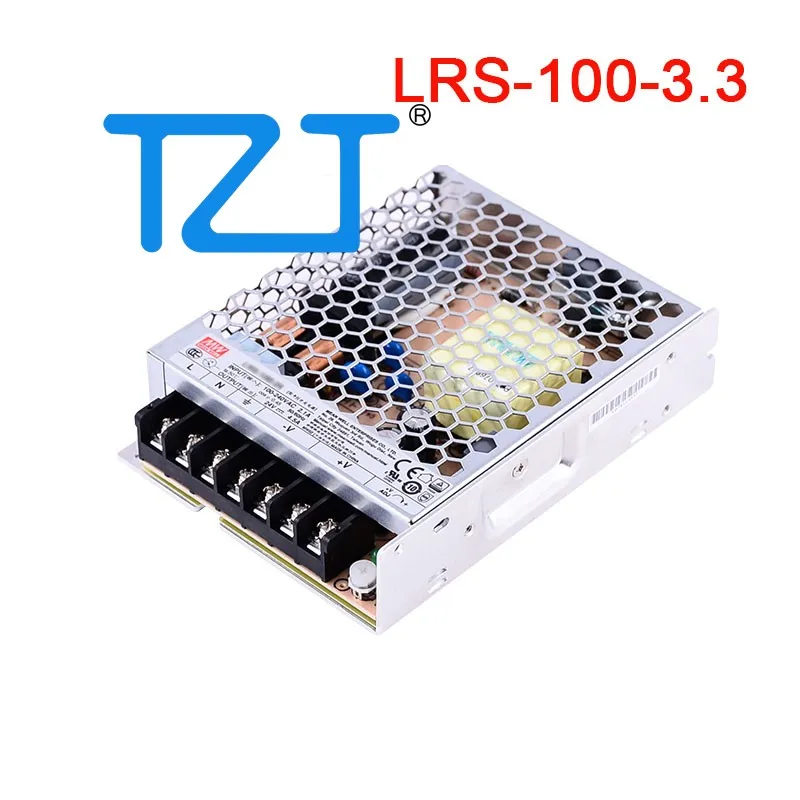 TZT Mean Well LRS-100-3.3 3,3 V 20A 66W/LRS-100-5 5V 18A 90W блок питания для ПК, блок питания с одним выходом, импульсный источник питания