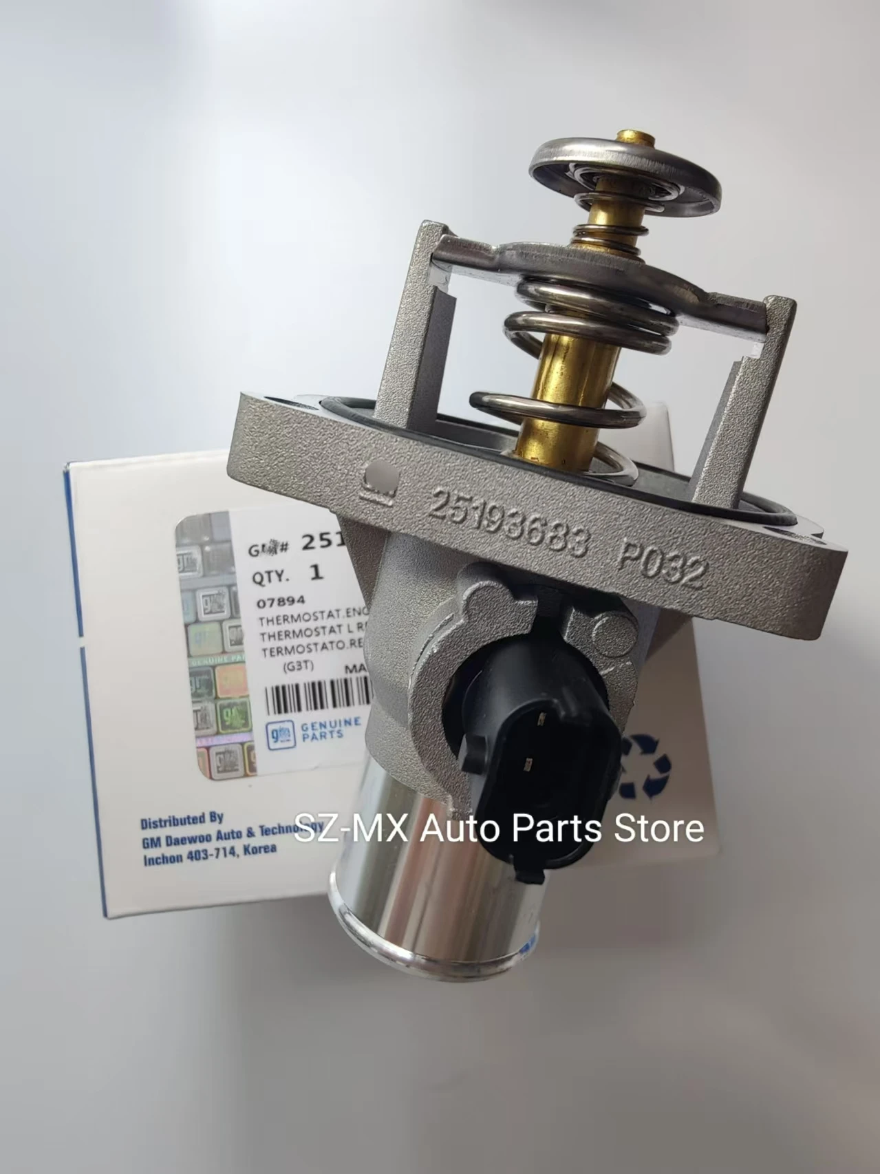 OEM 25193683 Термостат охлаждения для Chevrolet- Cruze Orlando Sonic Trax Opel Astra Zafira Signum Aveo 96984104