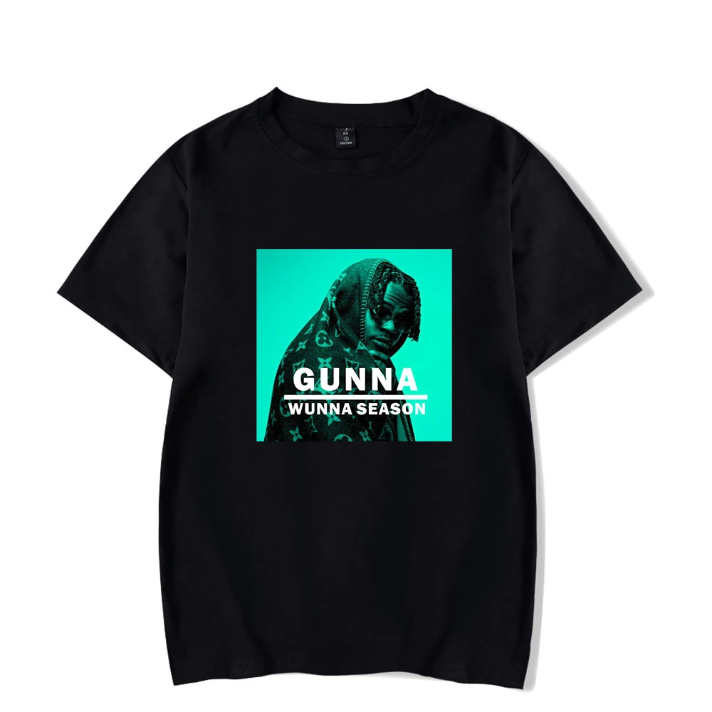 

American Pop Rapper Gunna Tshirt Custom O-Neck Men's T-shirt Women Short Sleeve Tshirts Harajuku Casual Unisex Wunna Clothes