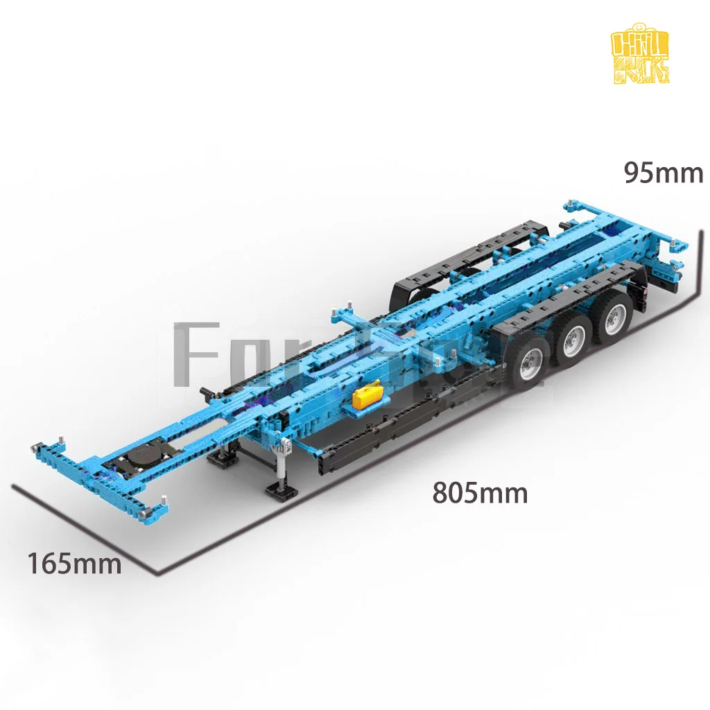 _ Модель зарубежного контейнера с PDF-рисунком строительные блоки кирпичи детские