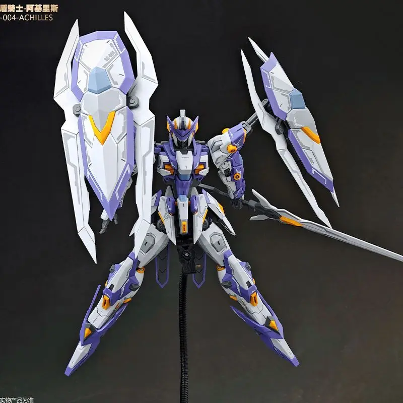 1/144 Snaa Sc-004 Aegis Knight Achilles Фигурка ПВХ Подвижная стоячая модель Комплект Коллекция
