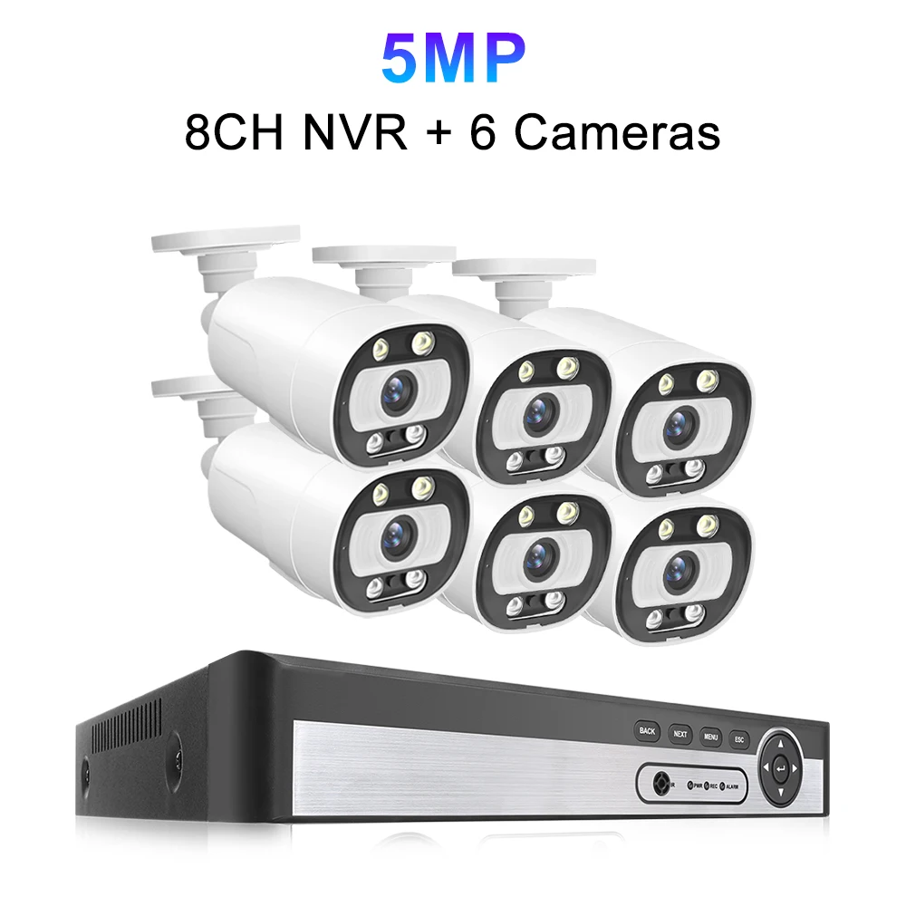 

MISECU Система видеонаблюдения 8CH 4K 5MP