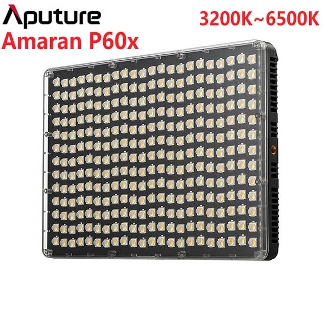 Aputure Amaran P60c RGB цветная светодиодная лампа для фотоссветодиодный емки в помещении