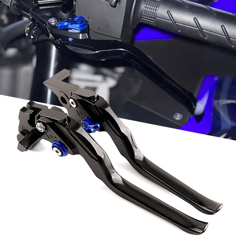 Фото Рычаг тормозной муфты мотоцикла для Yamaha MT-10 MT10 XSR900 YZFR7 YZF R7 2022-2026 + регулируемые рычаги тормозной муфты, аксессуары №1