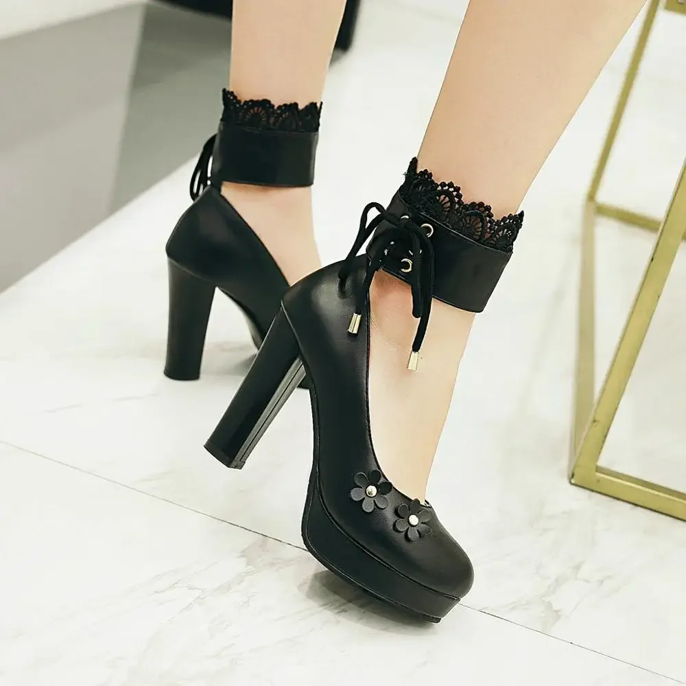 Туфли-лодочки женские на очень высоком каблуке