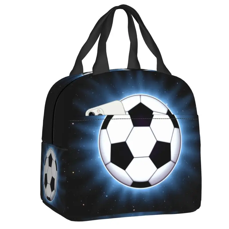 

Soccer Ball Lunch Box Football Pattern Cooler Thermal Food Insulated Lunch Bag School Children Student Reusable Picnic Tote Bags