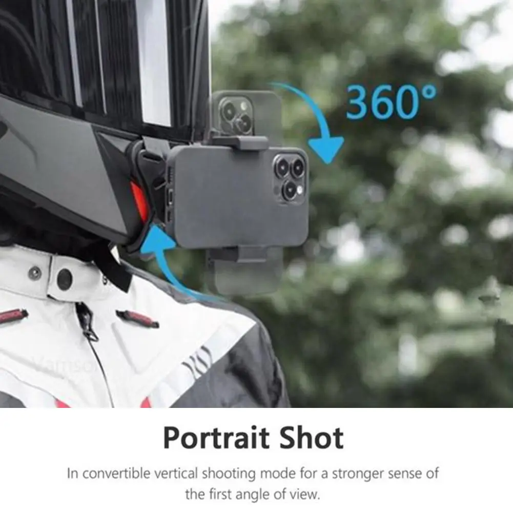 Ремешок для подбородка на мотоциклетный шлем держатель с зажимом телефона GoPro Hero