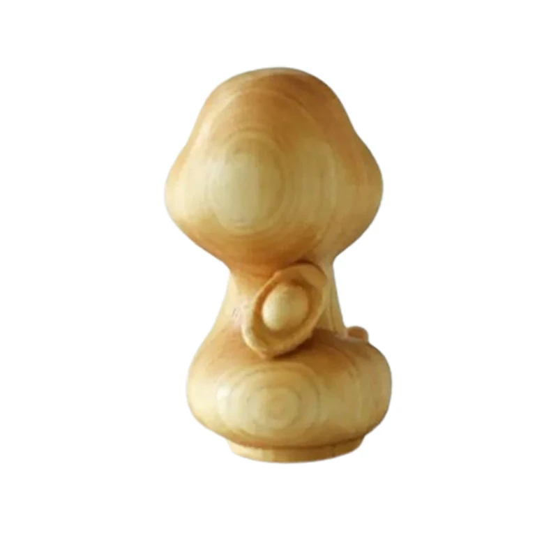 Мини резьба по дереву китайский новый год змея фотостатуя милая животное Декор