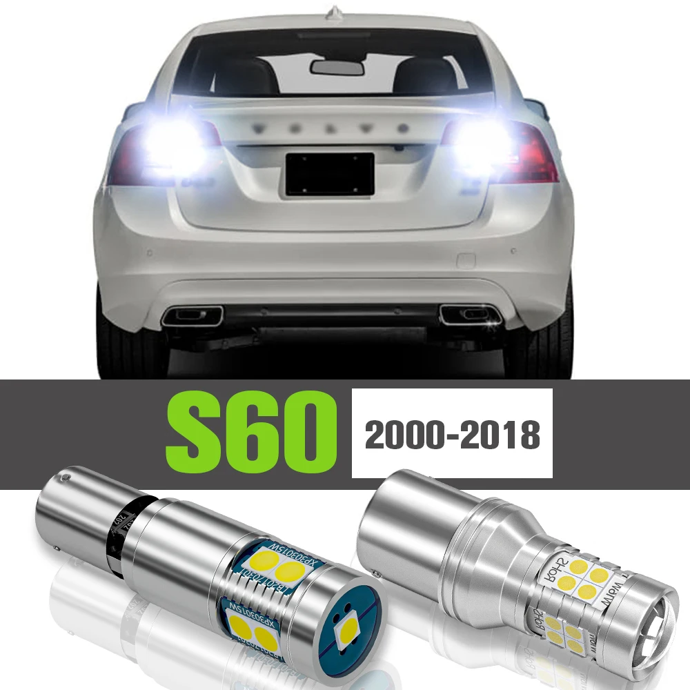 

2x LED Reverse Light Accessories Backup Lamp For Volvo S60 I II 2000-2018 2001 2002 2009 2010 2011 2012 2013 2014 2015 2016 2017