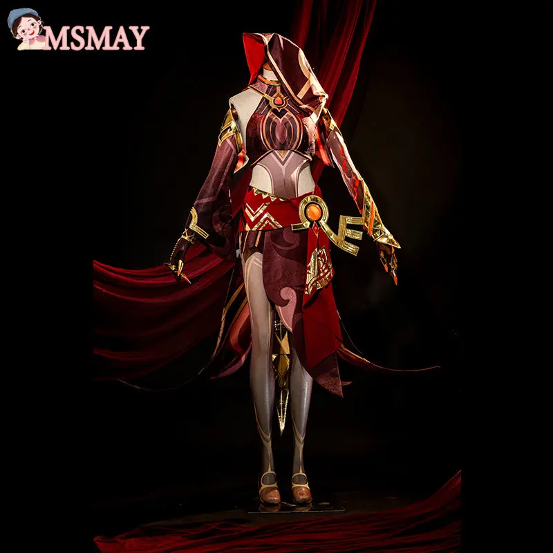 

Игра Genshin Impact Eremite поджигающий Loremaster Coaplay костюмы наборы для карнавала дня рождения