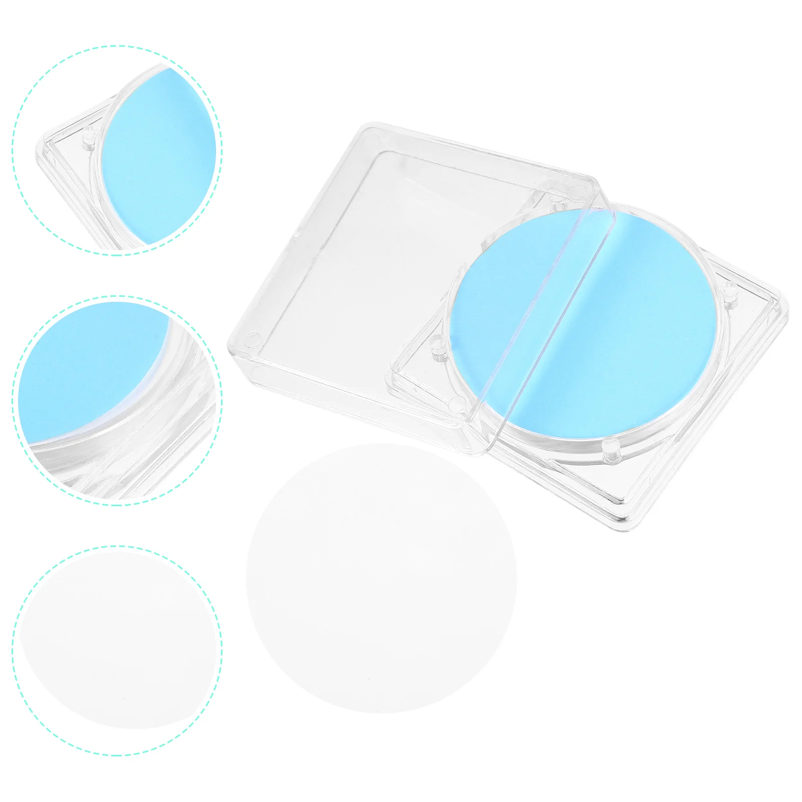 

50 Pcs Plain Microporous Membrane CA-CN MCE Hydrophilic Grid Mixed Cellulose Water System Filtration