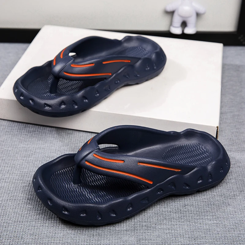 Мужские Пляжные шлепанцы на платформе размеры 39-46